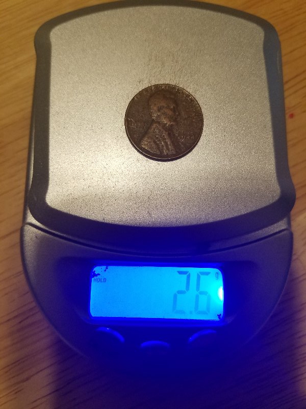 1944-Wheat-Copper-Weight-2.6g-Help....damage..